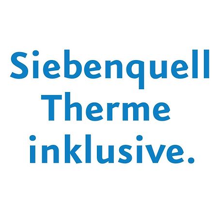 Siebenquell Gesundzeitresort Weißenstadt Eksteriør billede